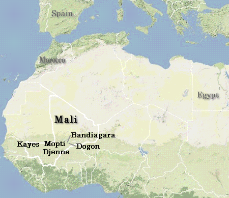 Map of Mali